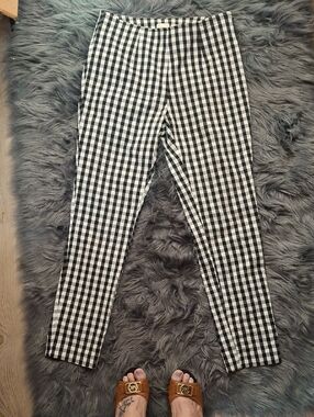 a new day Black and White Gingham Pants